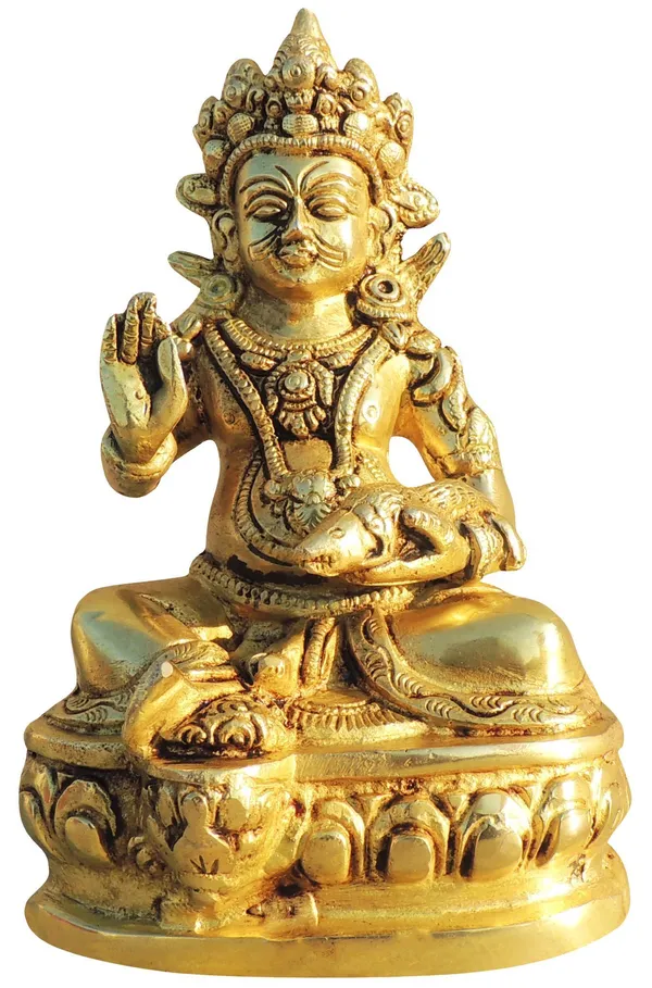 Brass_Showpiece_Kuber_Ji_God_Idol_Statue_-_5x4x7.5_Inch_(BS396_K)