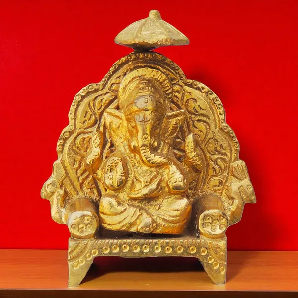 Brass_Showpiece_Ganesh_Ji_with_Chatri_God_Idol_Statue_-_2.5x1x3_inch_(BS415)