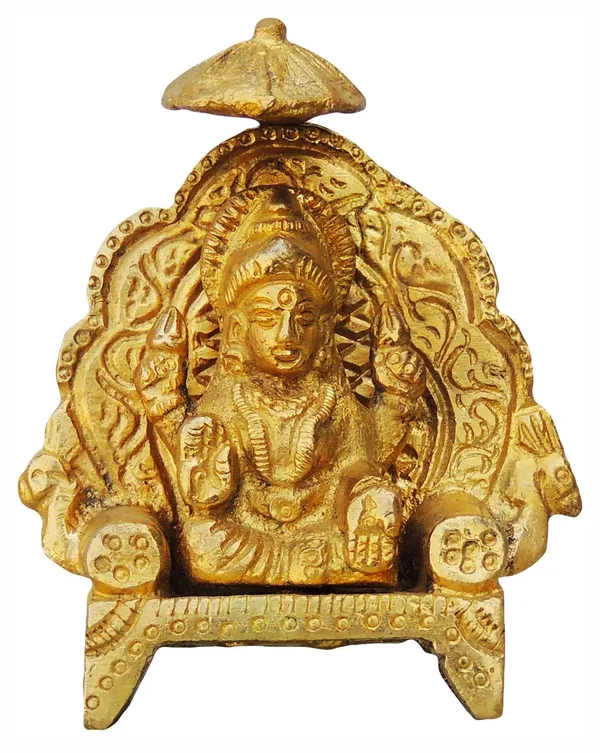 Brass_Showpiece_Laxmi_Ji_with_Chati_God_Idol_Statue_-_2.5x1x3_inch_(BS416)