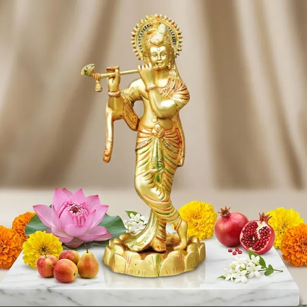 Brass_Krishna_Colour_Statue-4.5x4.3x11_(BS427_C)