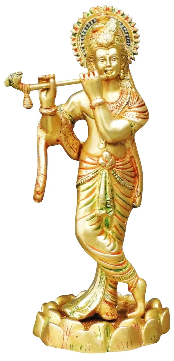 Brass_Krishna_Colour_Statue-4.5x4.3x11_(BS427_C)