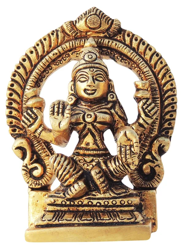 Brass_Showpiece_Laxmi_Ji_With_Frame_God_Idol_Statue_-_2.8x1x3.5_Inch_(BS596_L)
