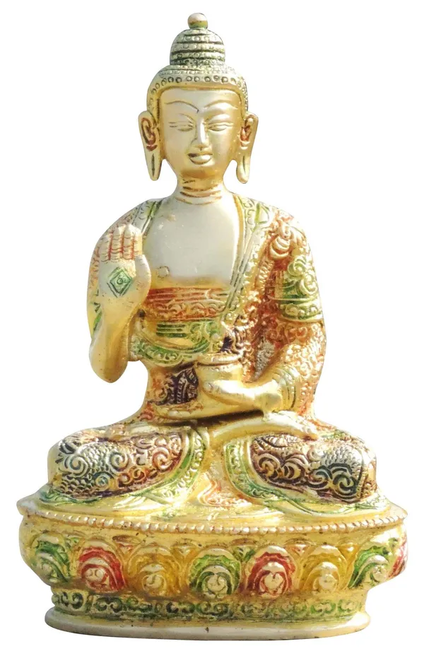 Brass_Showpiece_Buddha_Statue_-_4.7x3x7.7_inch_(BS660_Y)