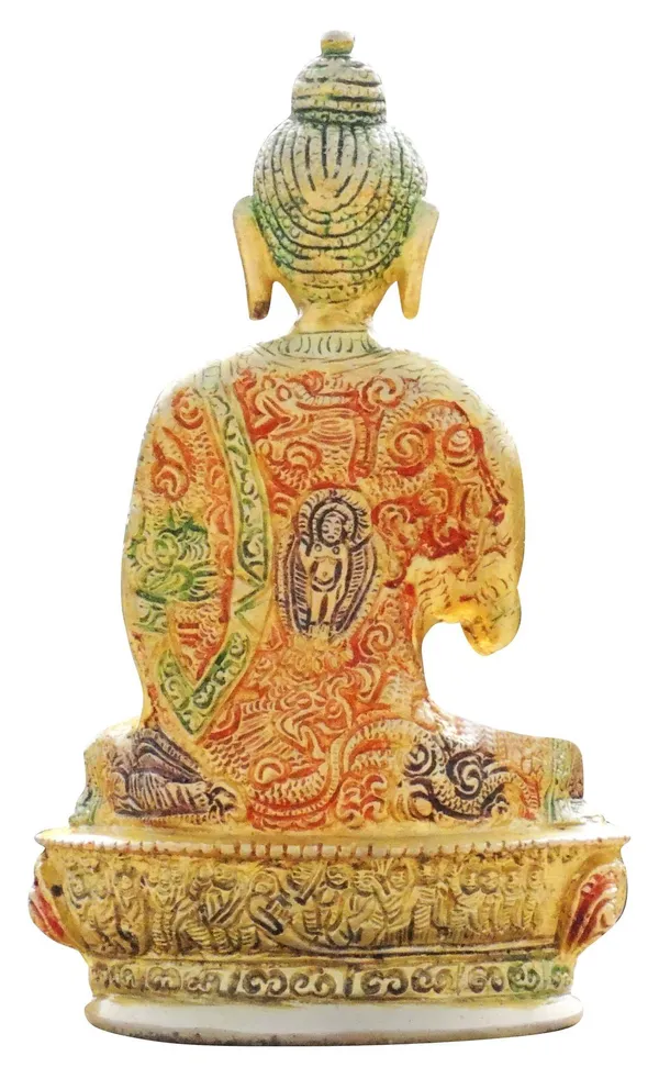Brass_Showpiece_Buddha_Statue_-_4.7x3x7.7_inch_(BS660_Y)