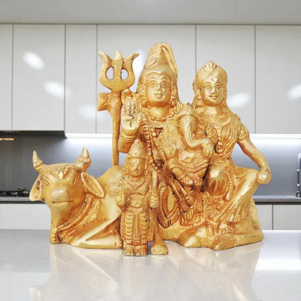 Brass_Showpiece_Shiv_Parivar_With_Nandi_Statue_-_6x3x5_Inch_(BS754_A)