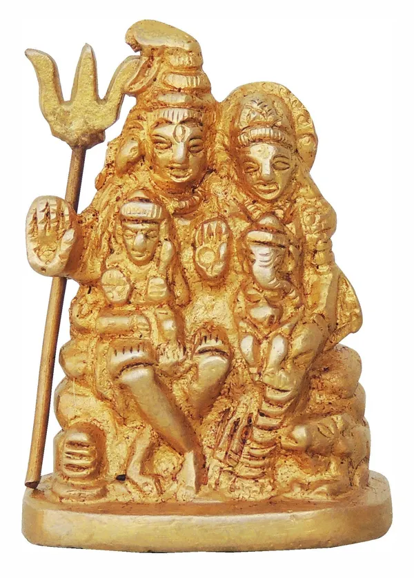 Brass_Showpiece_Shiv_Parivar_Idol_Statue_-_2x1x2.5_inch_(BS760_A)