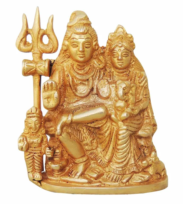 Brass_Showpiece_Shiv_Parivar_Idol_Statue_-_3.5x2x4.5_inch_(BS760_C)