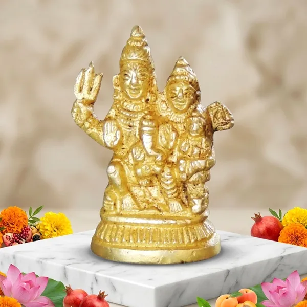 Brass_Showpiece_Shiv_Parivar_Colour_Idol_Statue_-_1x1x2_inch_(BS760_X)