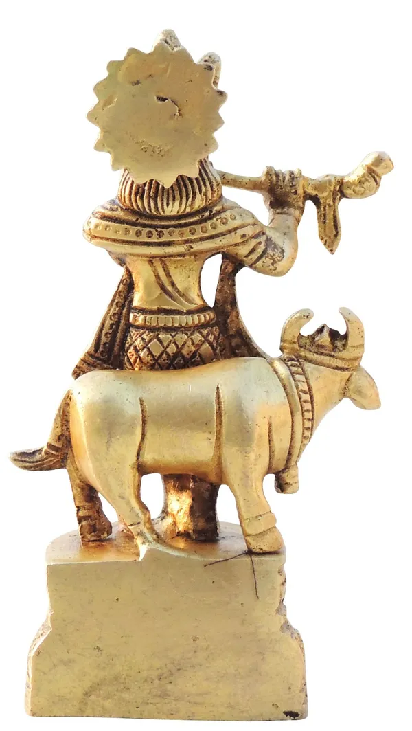 Brass_Showpiece_Cow_Krishna_Small_God_Idol_Statue_-_2.5x1.5x4.5_Inch_(BS802_C)