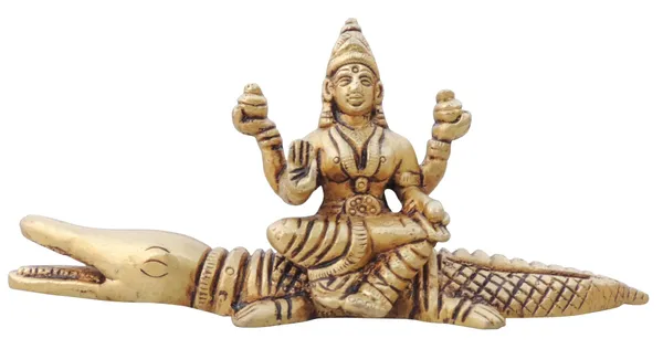 Brass_Showpiece_Ganga_Ji_God_Idol_Statue_-_5.5x1.5x2.7_Inch_(BS814_B)