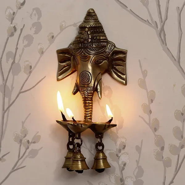 Brass_Showpiece_Wall_Haning_Ganesh_Ji_With_Bell_-_4.5x3.5x10_Inch_(BS822_A)