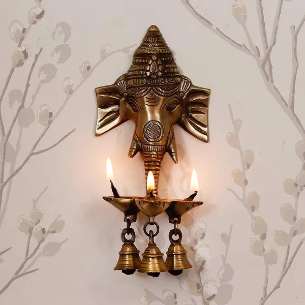Brass_Showpiece_Wall_Haning_Ganesh_Ji_With_Bell_-_4.5x3.5x10_Inch_(BS822_A)