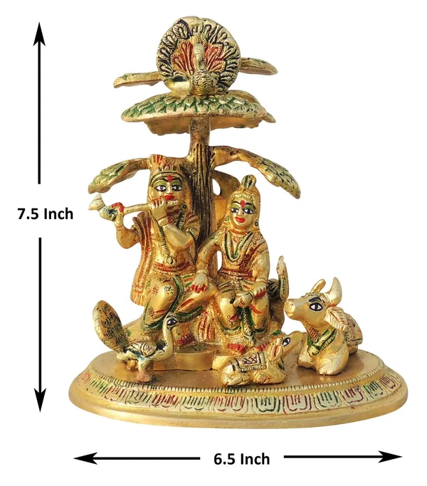 Brass_Showpiece_Tree_Radha_krishna_with_cow_God_Idol_Statue_-_6.5x4.5x7.5_inch_(BS828_M)