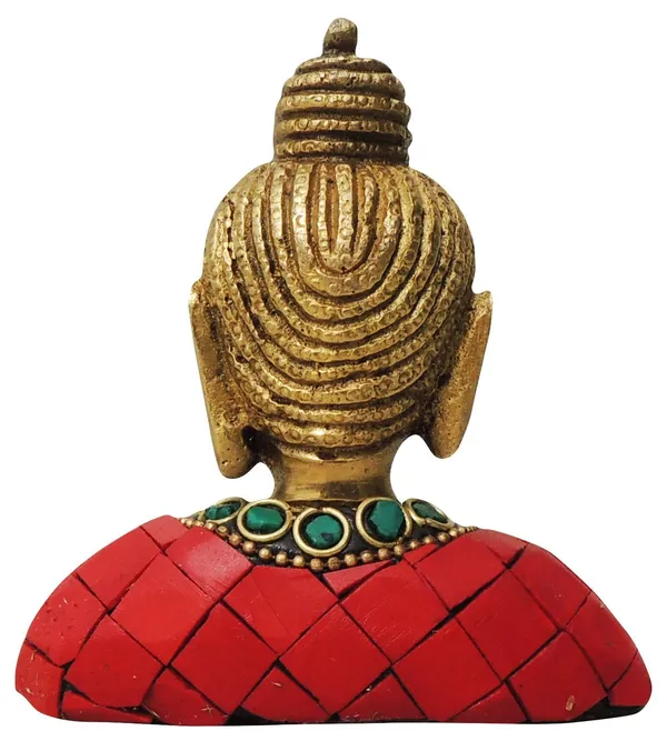 Brass_Showpiece_Buddha_face_Statue_-_3x1x3.5_inch_(BS840_B)