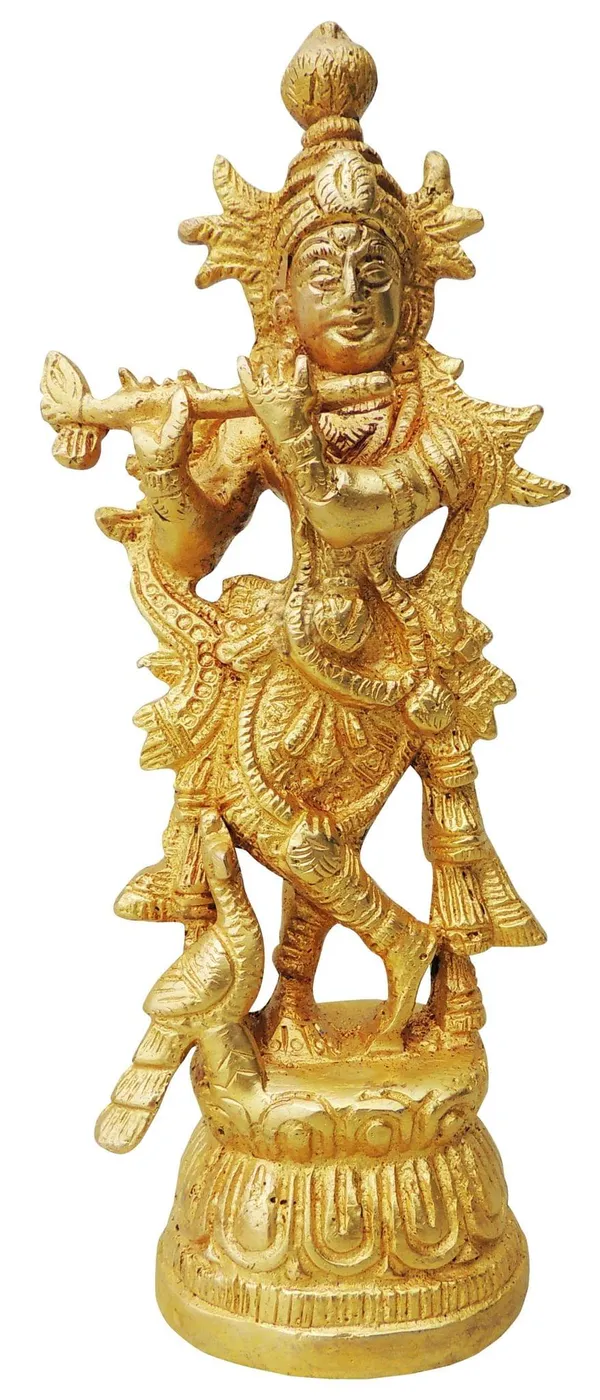 Brass_Krishna_Normal_Statue-2.5x2x7_(BS844_A)