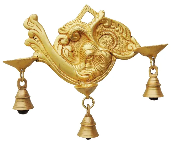 Brass_Showpiece_Ganesh_Wall_Plate_Statue_-_10x2.5x8_Inch_(BS846_A)