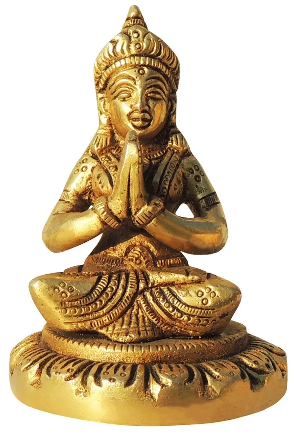 Brass_Showpiece_Parvati_Ji_God_Idol_Statue_-_2.7x2.7x4_Inch_(BS872_E)