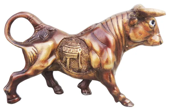 Brass_Table_Decor_Showpiece_Bull_Statue_With_Antique_Finish_-_9x2.5x5_Inch_(BS918_A)