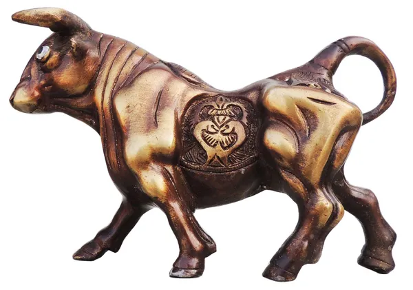 Brass_Table_Decor_Showpiece_Bull_Statue_With_Antique_Finish_-_9x2.5x5_Inch_(BS918_A)