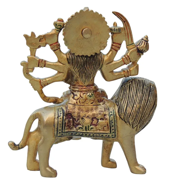 Brass_Showpiece_Durga_Ji_Idol_Statue_-_5x2x5.2_Inch_(BS937_P)