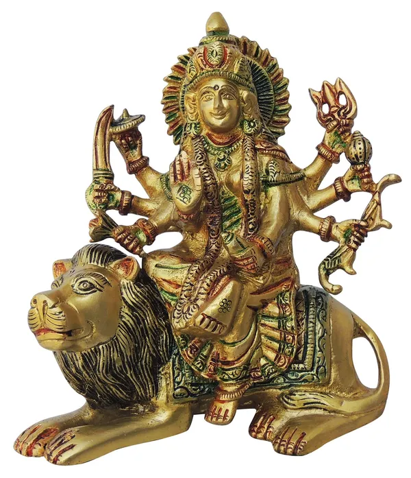 Brass_Showpiece_Durga_Ji_God_Idol_Statue_-_6.5x2.5x7_Inch_(BS937_S)