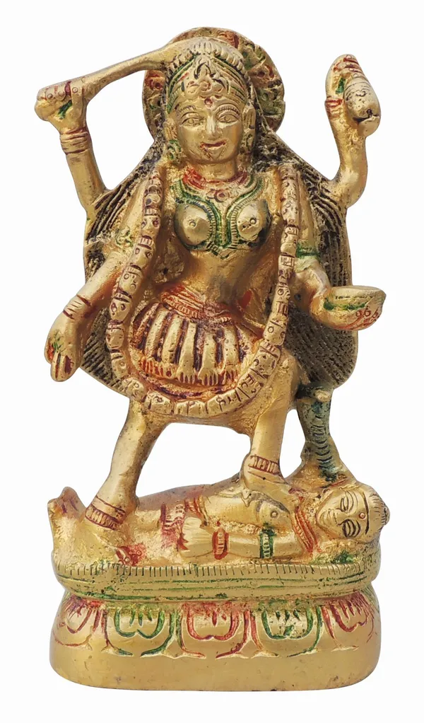 Brass_Showpiece_Kali_Maa_God_Idol_Statue_-_3.2x1.5x6_Inch_(BS954_D)
