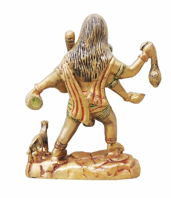Brass_Showpiece_Bhairav_Baba_Statue_-_6x2.5x6.5_Inch_(BS968_C)