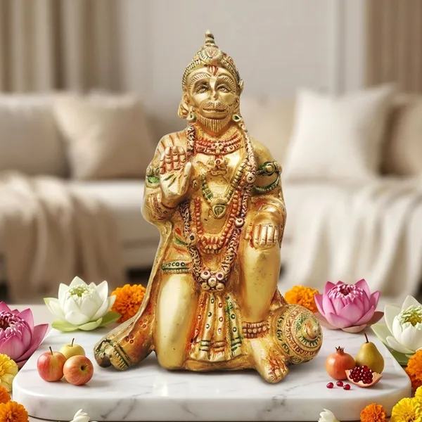 Brass_Showpiece_Hanuman_Ji_Statue_-_3.9x2.8x6.1_Inch_(BS970_C)