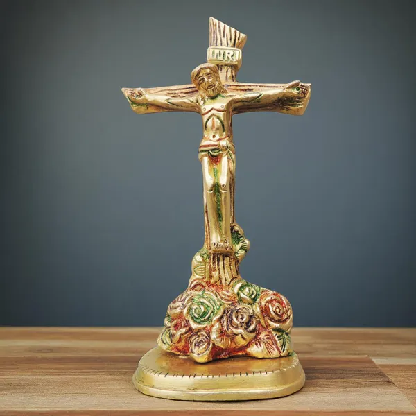 Brass_Showpiece_Jesus_&_Cross_God_Idol_Statue_-_4.5x2.5x8_inch_(BS971_B)