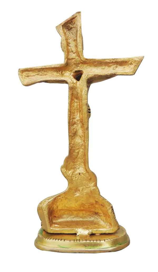 Brass_Showpiece_Jesus_&_Cross_God_Idol_Statue_-_4.5x2.5x8_inch_(BS971_B)