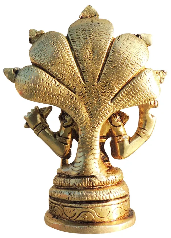 Brass_Showpiece_Vishnu_Ji_God_Idol_Statue_-_3.2x2x4.7_Inch_(BS992_B)