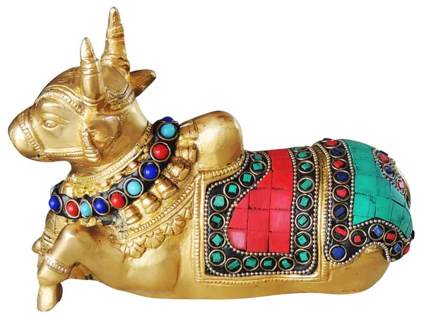 Brass_Showpiece_Nandi_Idol_Statue_-_7x3x5_inch_(BS998_A)