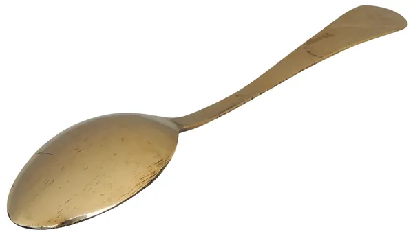 Pure_Brass_Spoon_-_7.2x1.5x0.6_inch_(CU061_D)_-_Pack_of_2