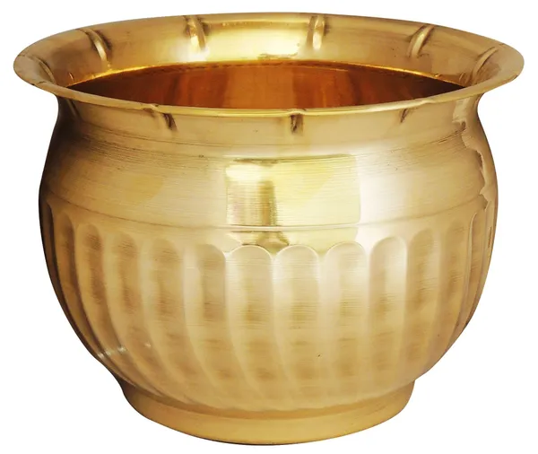 Brass_planter_Pot_Gamala_Diameter_12_Inch_weight_1_Kg_()_-_12x12x8_inch_(F252)