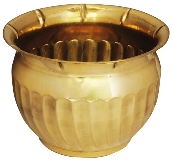 Brass_planter_Pot_Gamala_Diameter_10_Inch_weight_750_gm_-_10x10x7_inch_(F253)
