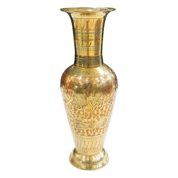 Brass_Home_&_Garden_Decorative_Flower_Pot,_Vase_-_3.5x3.5x10_Inch_(F287_A)