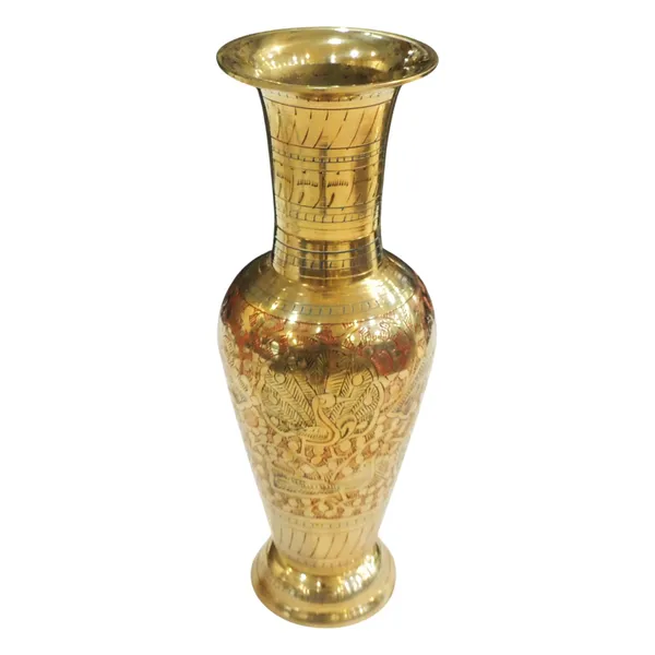 Brass_Home_&_Garden_Decorative_Flower_Pot,_Vase_-_3.5x3.5x10_Inch_(F287_A)