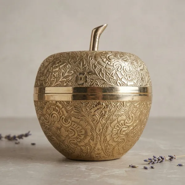 Brass_Decorative_Apple_Shape_Bowl_-_4.8x4.8x5.2_Inch_(F316_B)