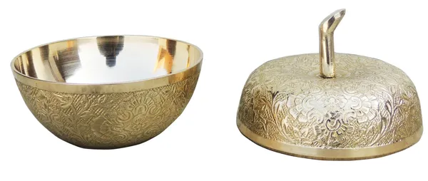 Brass_Decorative_Apple_Shape_Bowl_-_4.3x4.3x4.5_Inch_(F316_C)