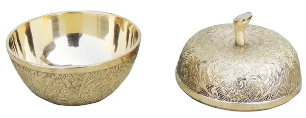 Brass_Decorative_Apple_Shape_Bowl_-_3.3x3.3x3.5_Inch_(F316_D)