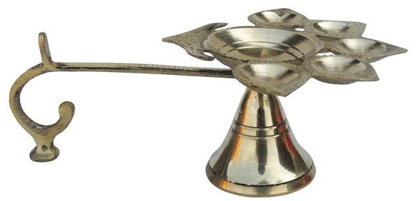 Brass_Table_Decor_Oil_Lamp_Deepak_5_Wicks_-_5.8x4.1x2.2_inch_(F317_B)