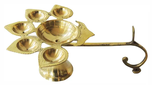 Brass_Table_Decor_Oil_Lamp_Deepak_5_Wicks_-_8.3x6x3.5_inch_(F317_E)