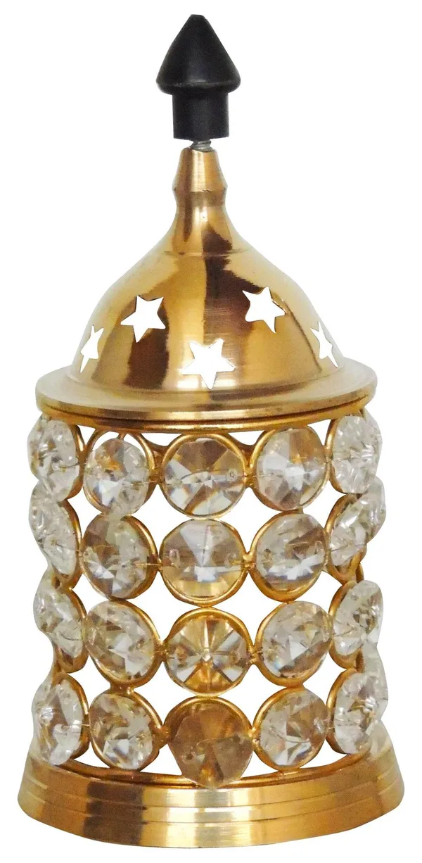 Brass_Table_Decor_Oil_Lamp_Deep_Jyoti_No._2_-_3x3x6_inch_(F320_B)