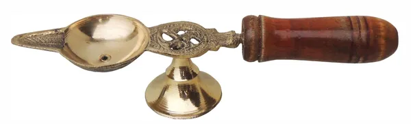 Brass_Table_Decor_Oil_Lamp_Deepak_With_Wooden_Handle_-_6.5x1.5x1.2_inch_(F363_B)_-_Pack_of_3