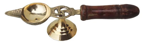 Brass_Table_Decor_Oil_Lamp_Deepak_With_Wooden_Handle_-_7x1.5x1.4_inch_(F363_C)_-_Pack_of_2