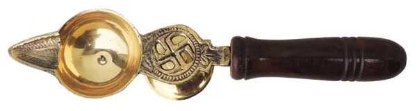 Brass_Table_Decor_Oil_Lamp_Deepak_With_Wooden_Handle_-_2x9.5x2_inch_(F363_E)_-_Pack_of_2