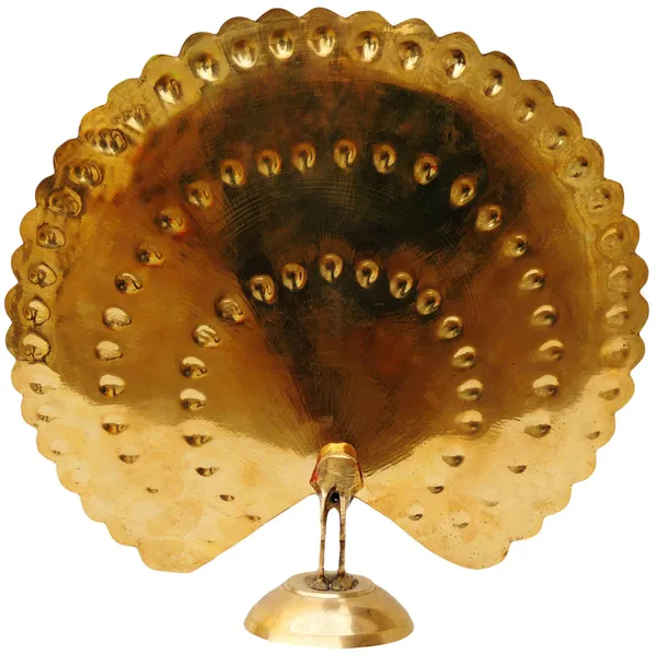 Brass_Decorative_Showpiece_Peacock_More_-_10.5x3x10.5_inch_(F375_B)