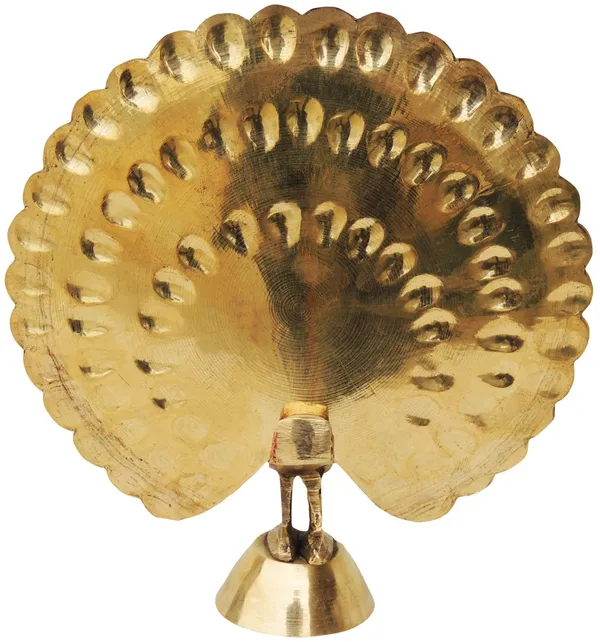 Brass_Decorative_Showpiece_Peacock_More_-_5.5x1.5x5.5_inch_(F375_Y)