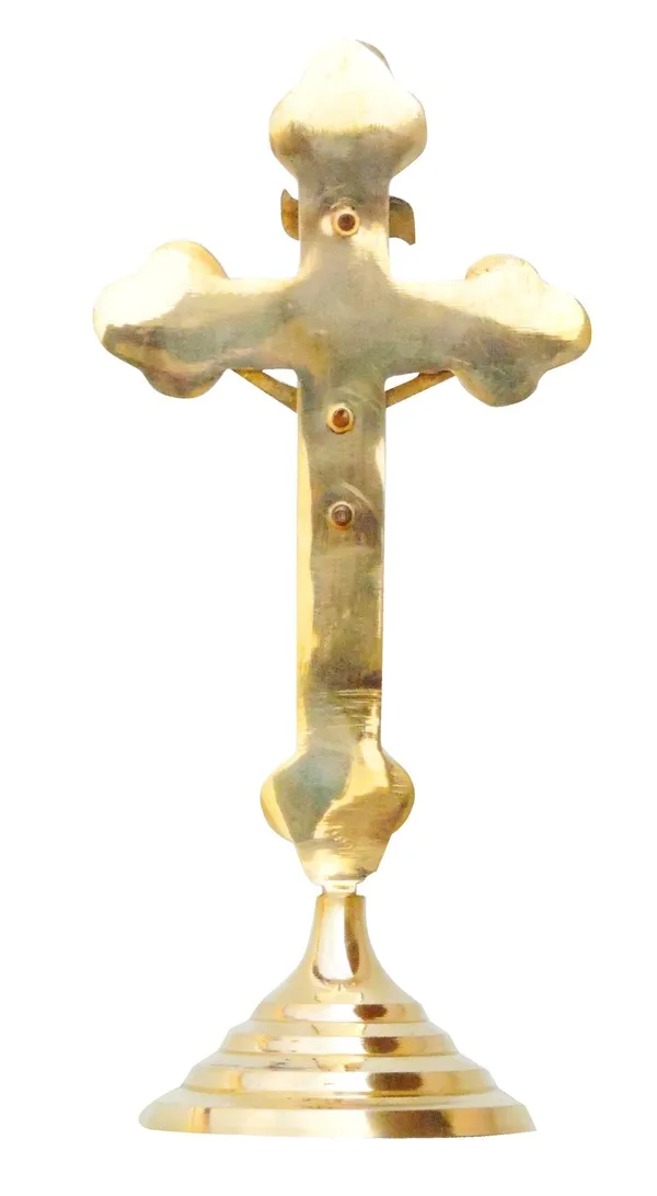 Brass_Decorative_Showpiece_Jesus_On_Cross_-_3x2.5x6.5_inch_(F377_A)