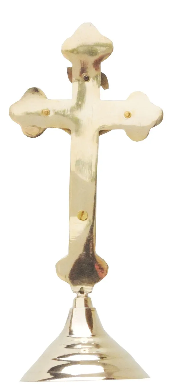 Brass_Decorative_Showpiece_Jesus_On_Cross_-_4.5x3.7x10_inch_(F377_C)